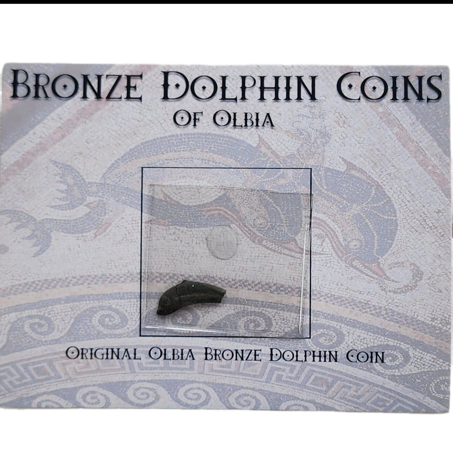 Ancient Bronze Dolphin Coin of Olbia 500-400 BC